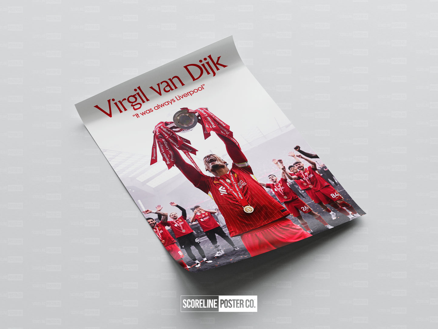 Virgil van Dijk 'Always Liverpool' Poster