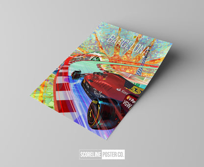 Spanish Grand Prix 2023 F1 Poster
