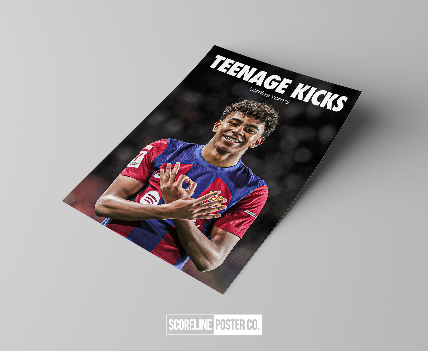 Lamine Yamal 'Teenage Kicks' Poster