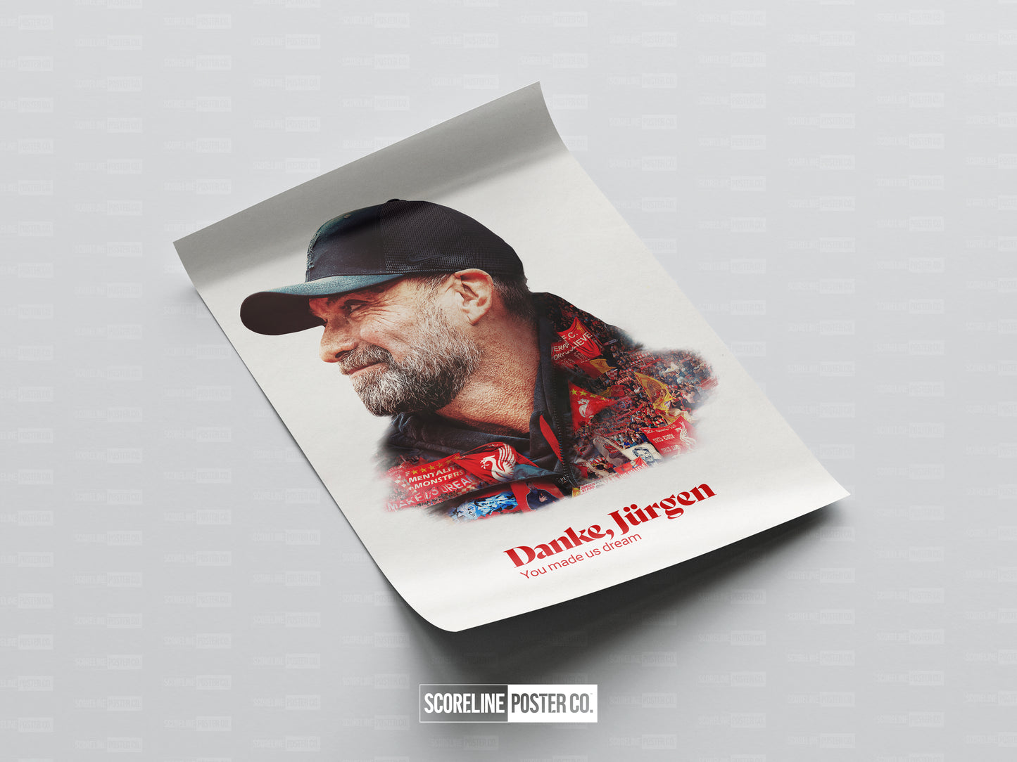 Jurgen Klopp 'Danke Jurgen' Poster