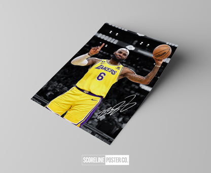 Lebron James 'Signature' Poster