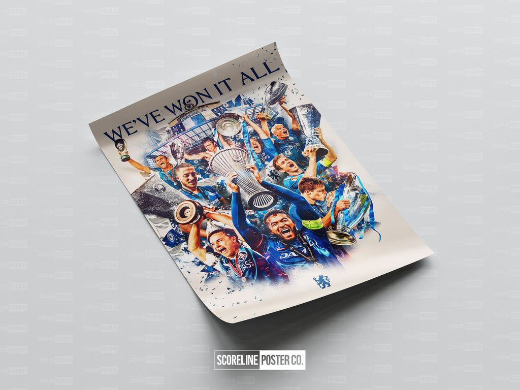 Chelsea 'We've Won It All' European Poster