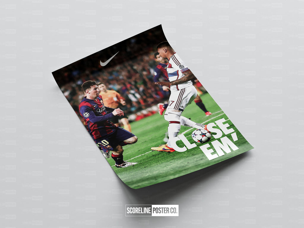 Lionel Messi 'Close Em' Poster