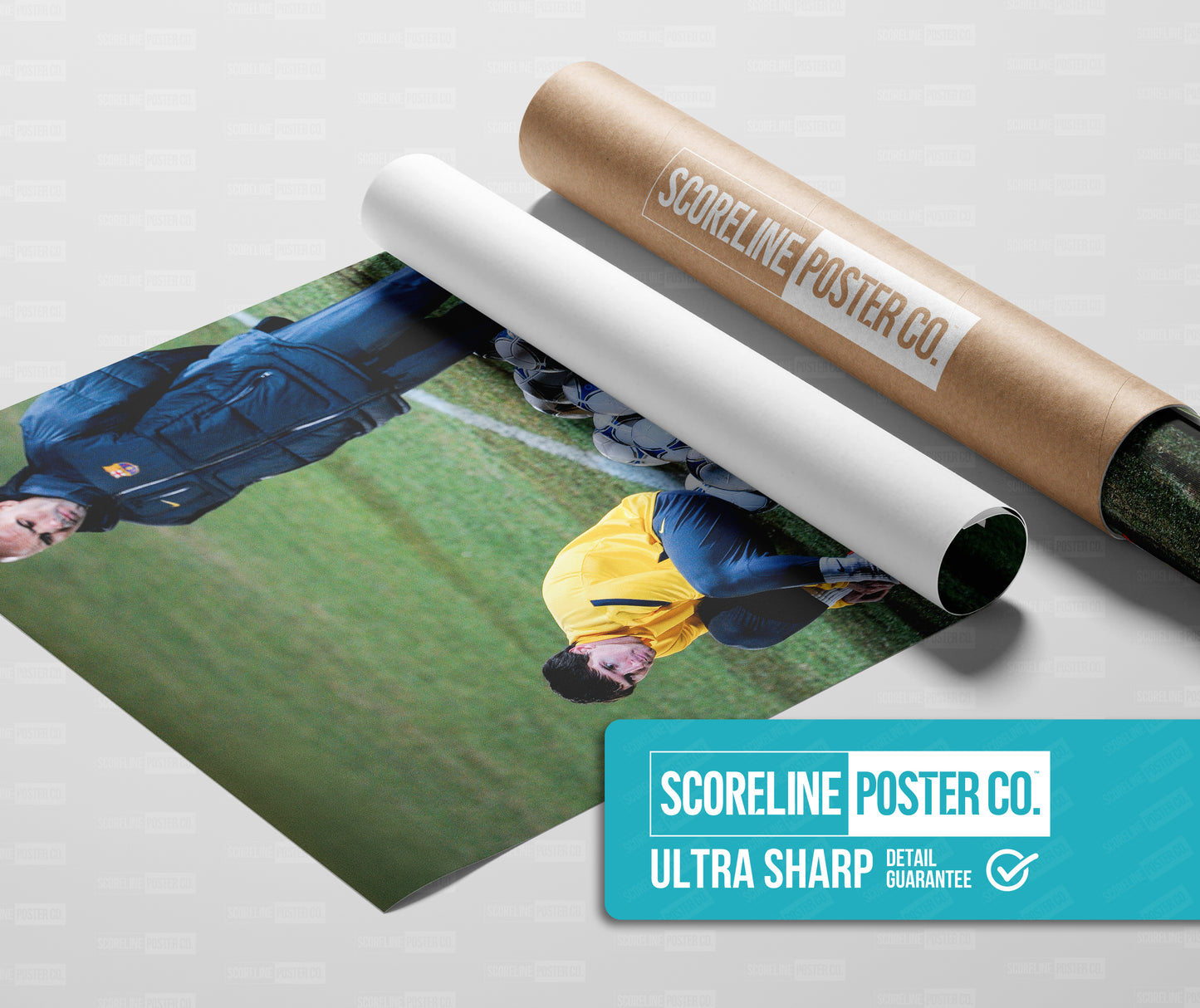 Messi & Guardiola 'Practice Makes Perfect' Poster