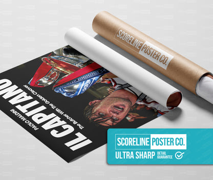 Paolo Maldini 'Il Capitano' Poster