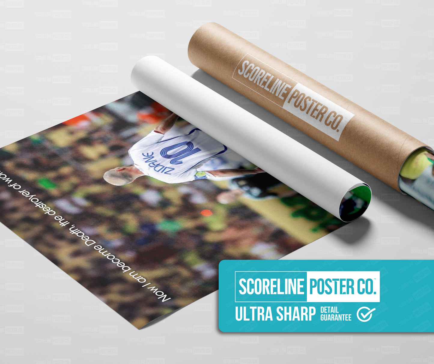 Zinedine Zidane 'Destroyer Of Worlds' Poster