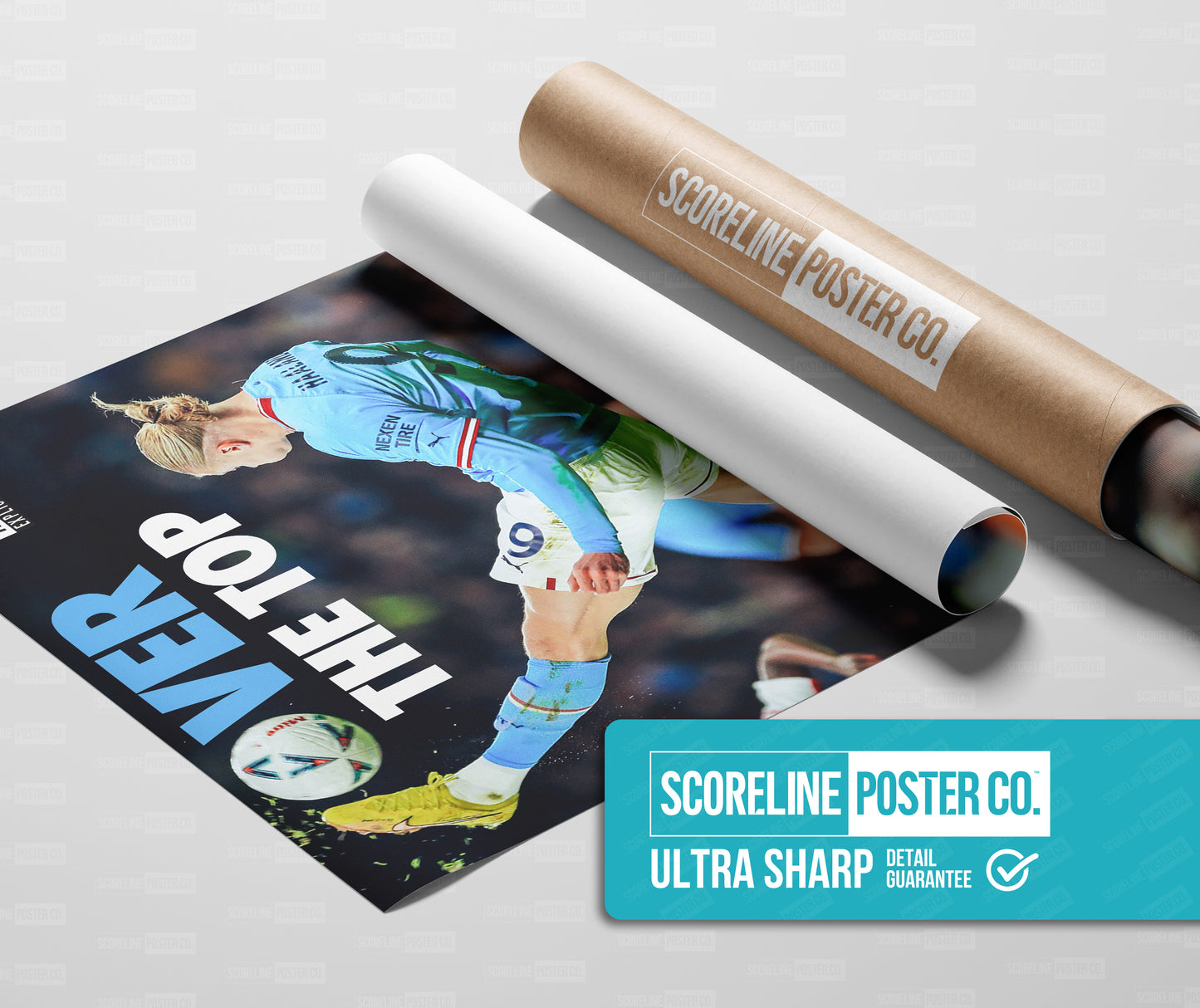 Erling Haaland 'Over The Top' Poster