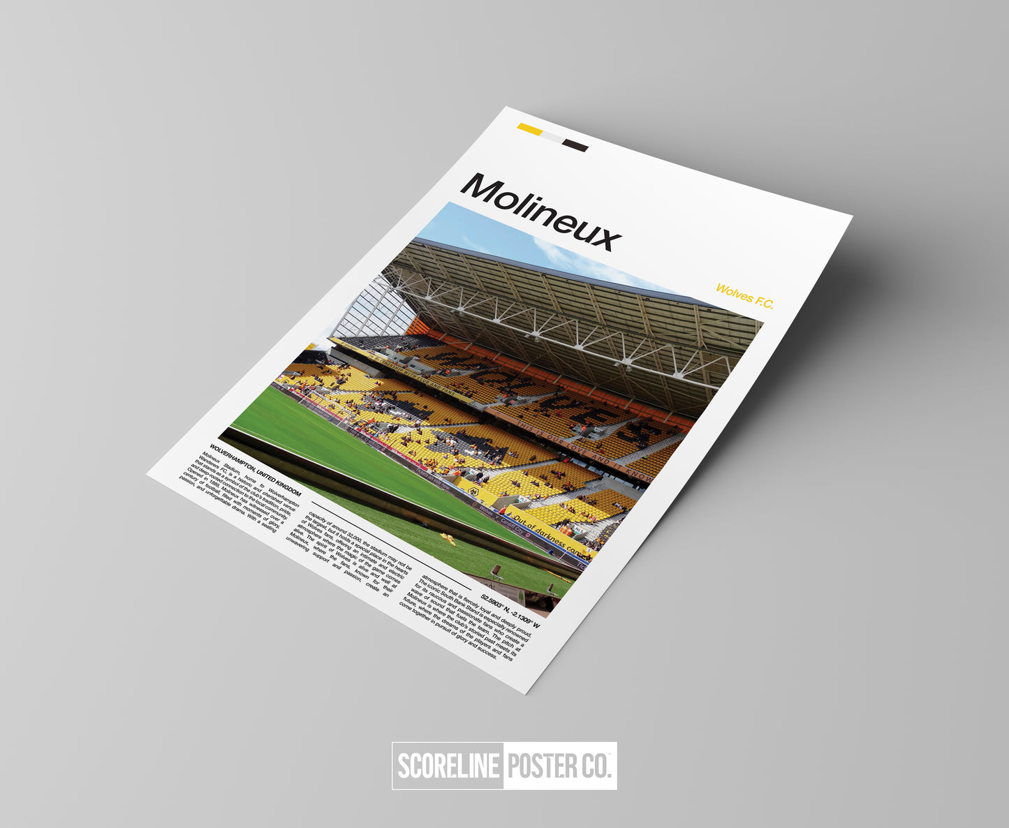 Wolves Molineux Stadium Poster