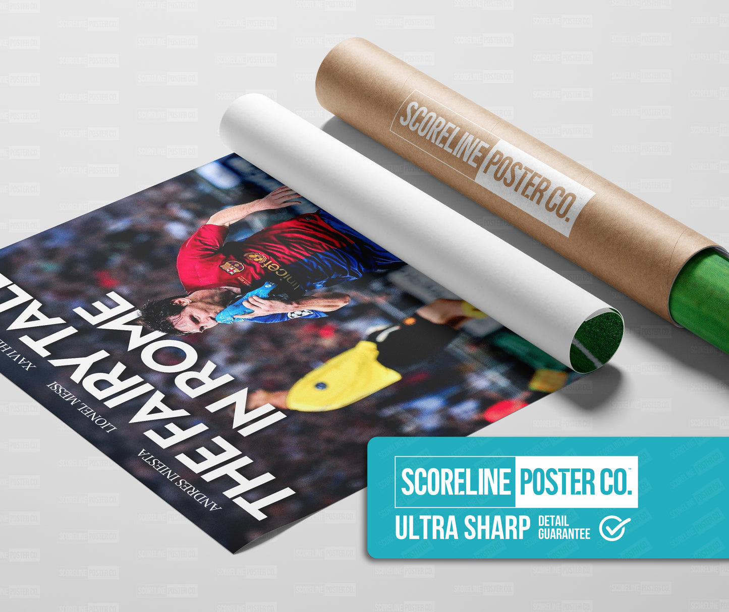 Lionel Messi 'Fairy Tale In Rome' Poster