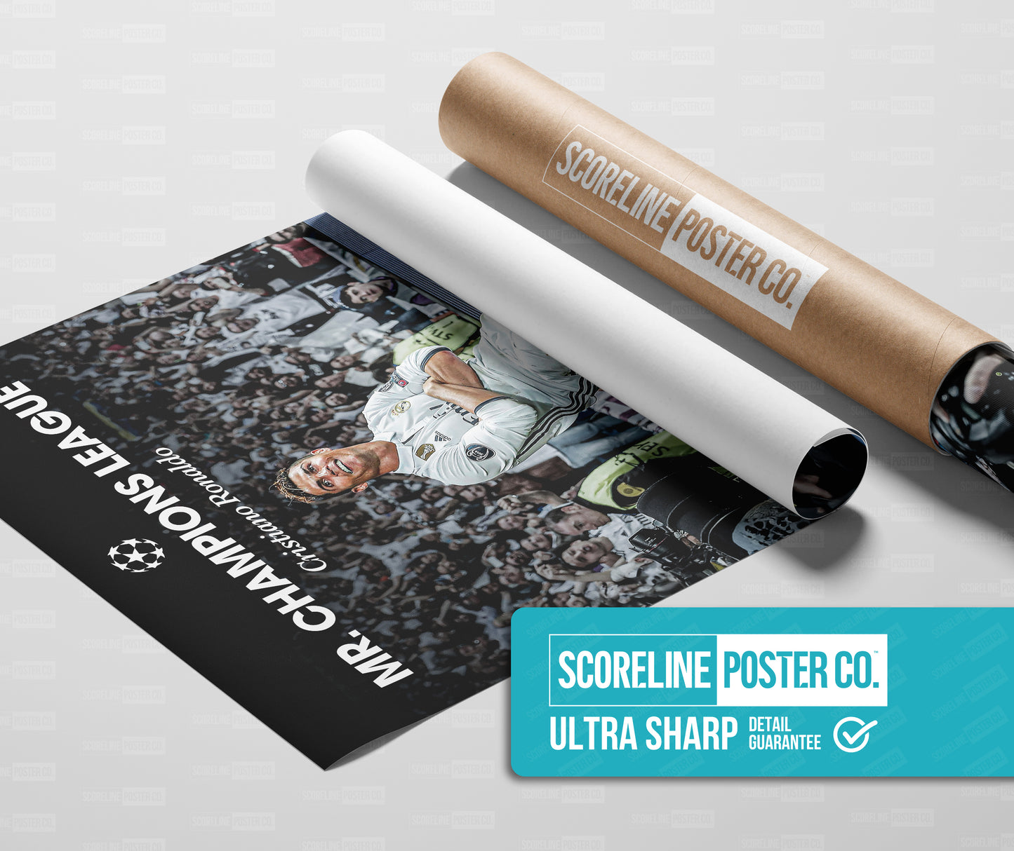 Cristiano Ronaldo 'Mr Champions League' Poster