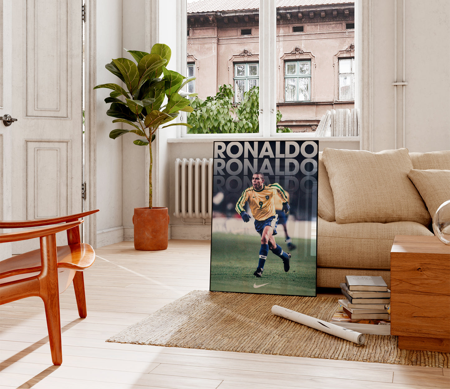 Ronaldo Nazario Poster