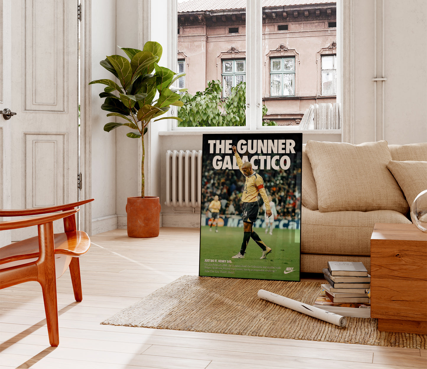 Thierry Henry 'Gunner Galactico' Poster