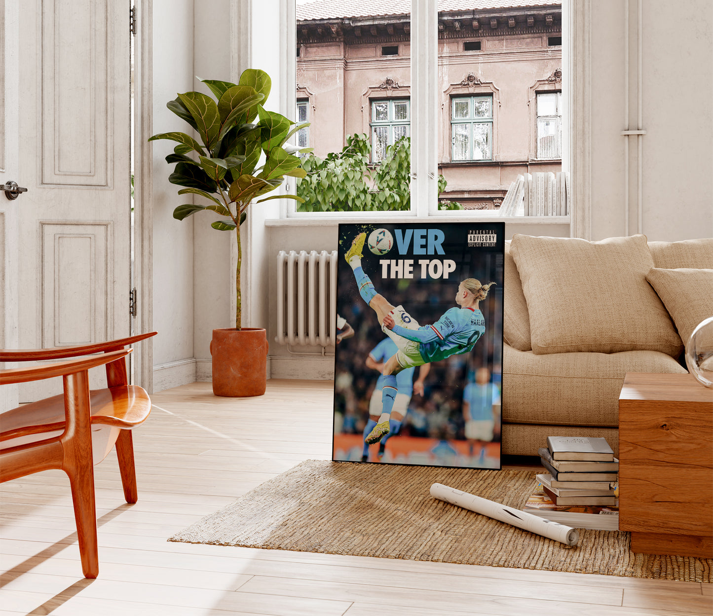 Erling Haaland 'Over The Top' Poster