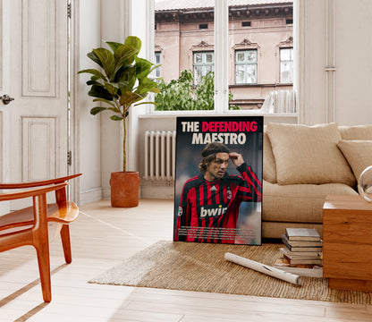 Paolo Maldini 'Defending Maestro' Poster