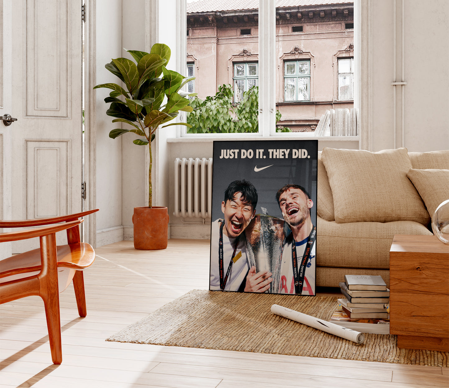 Son & Maddison Europa League Poster