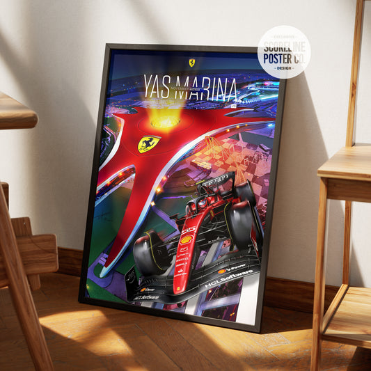 Abu Dhabi Grand Prix 2023 F1 Poster