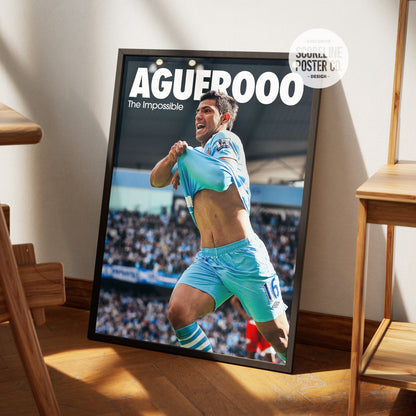 Sergio Aguero 'The Impossible' Poster