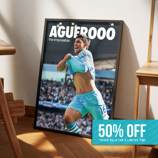 Sergio Aguero 'The Impossible' Poster