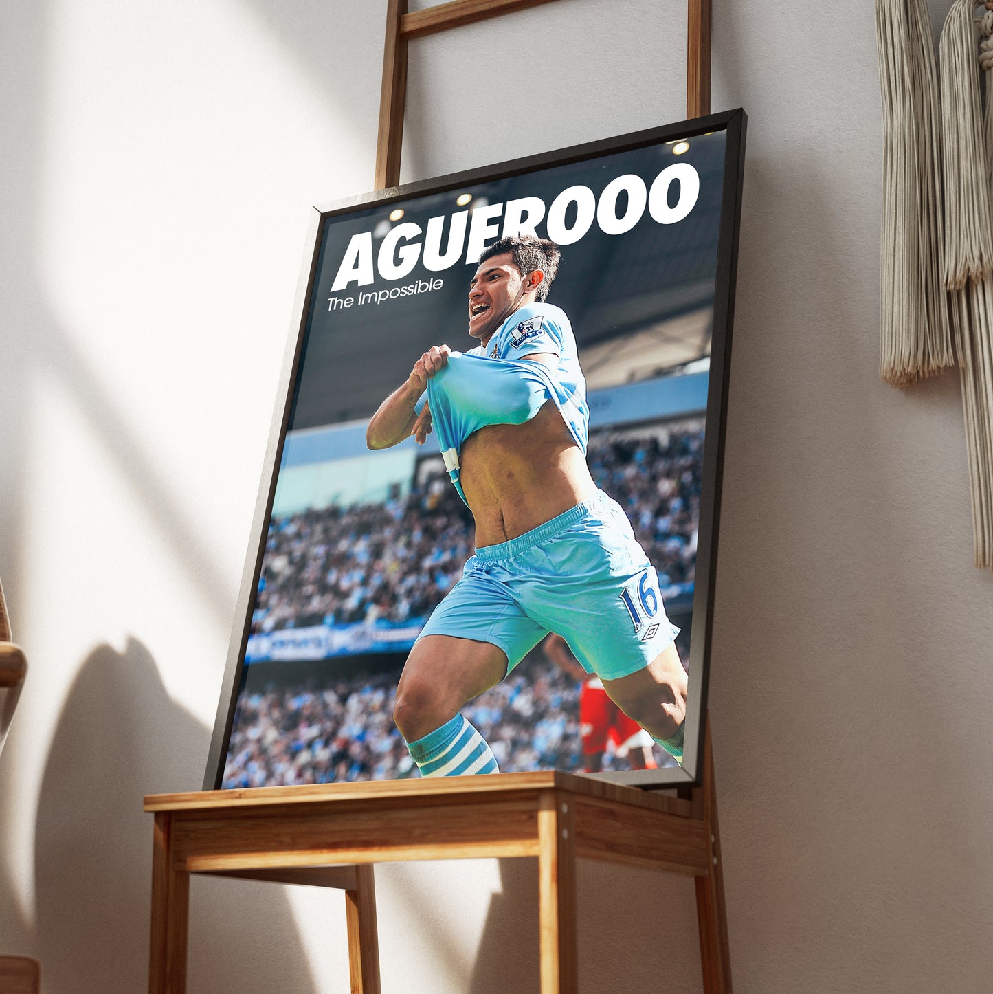 Sergio Aguero 'The Impossible' Poster