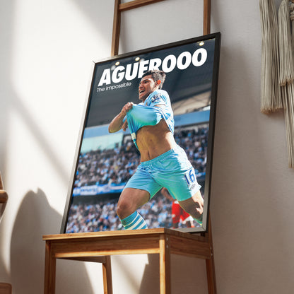 Sergio Aguero 'The Impossible' Poster