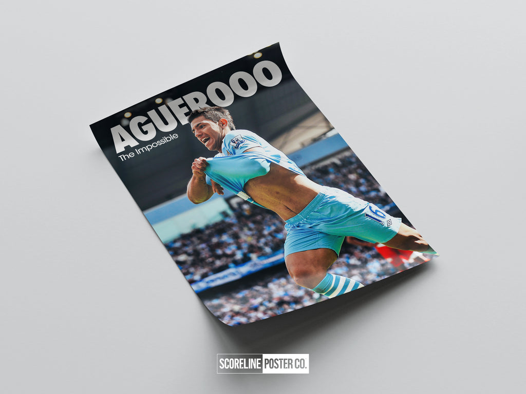 Sergio Aguero 'The Impossible' Poster