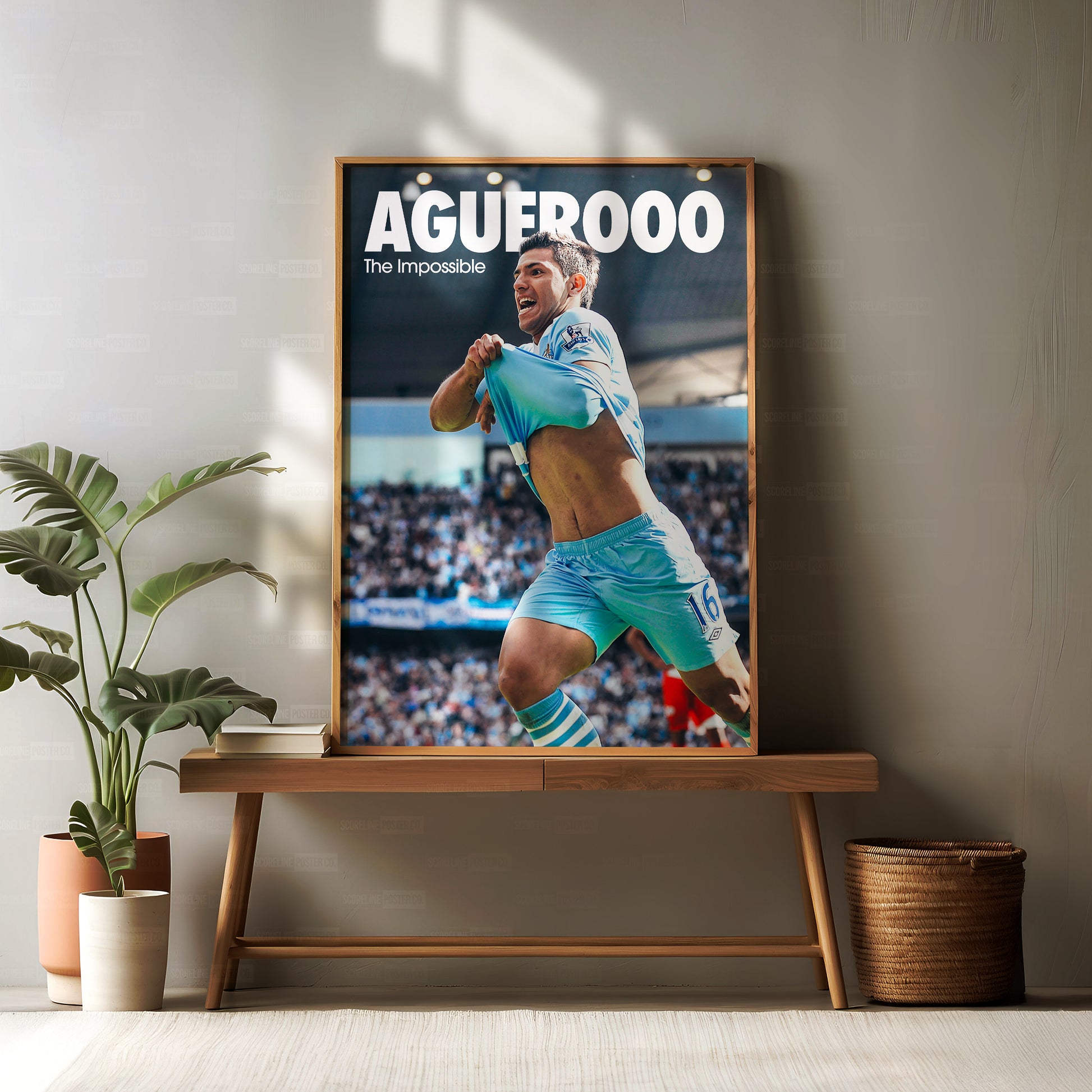 Sergio Aguero 'The Impossible' Poster