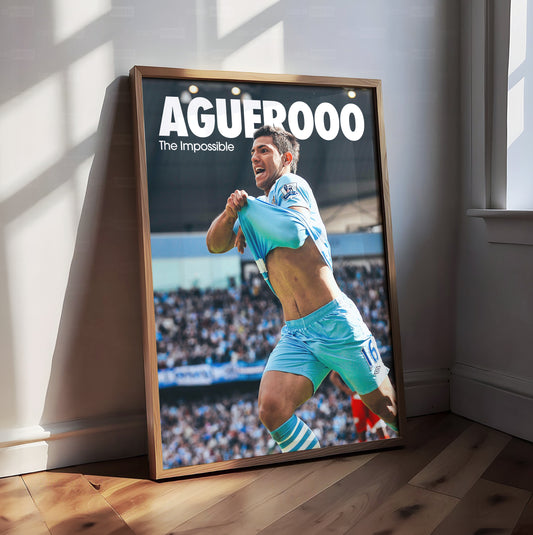 Sergio Aguero 'The Impossible' Poster