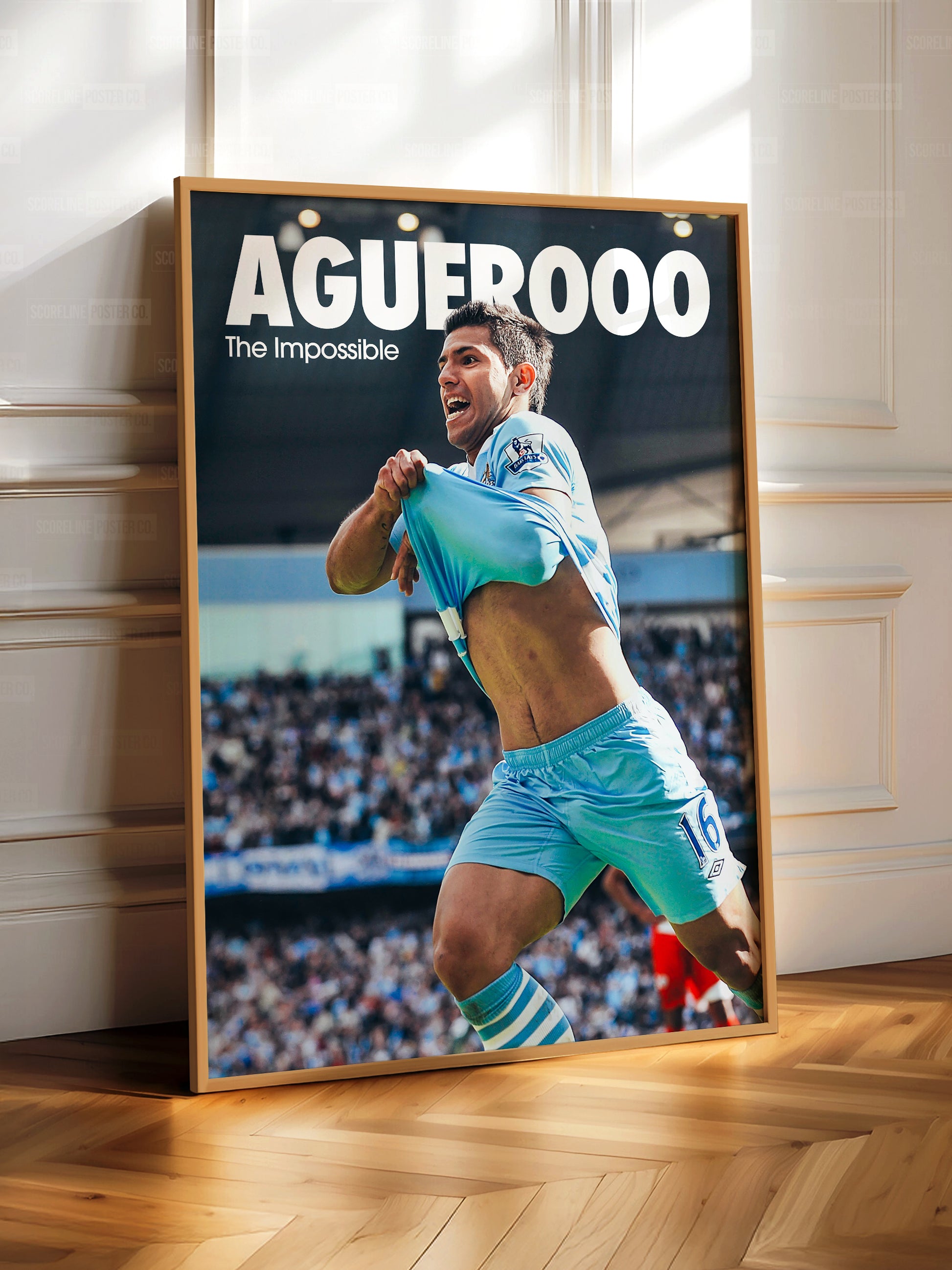 Sergio Aguero 'The Impossible' Poster