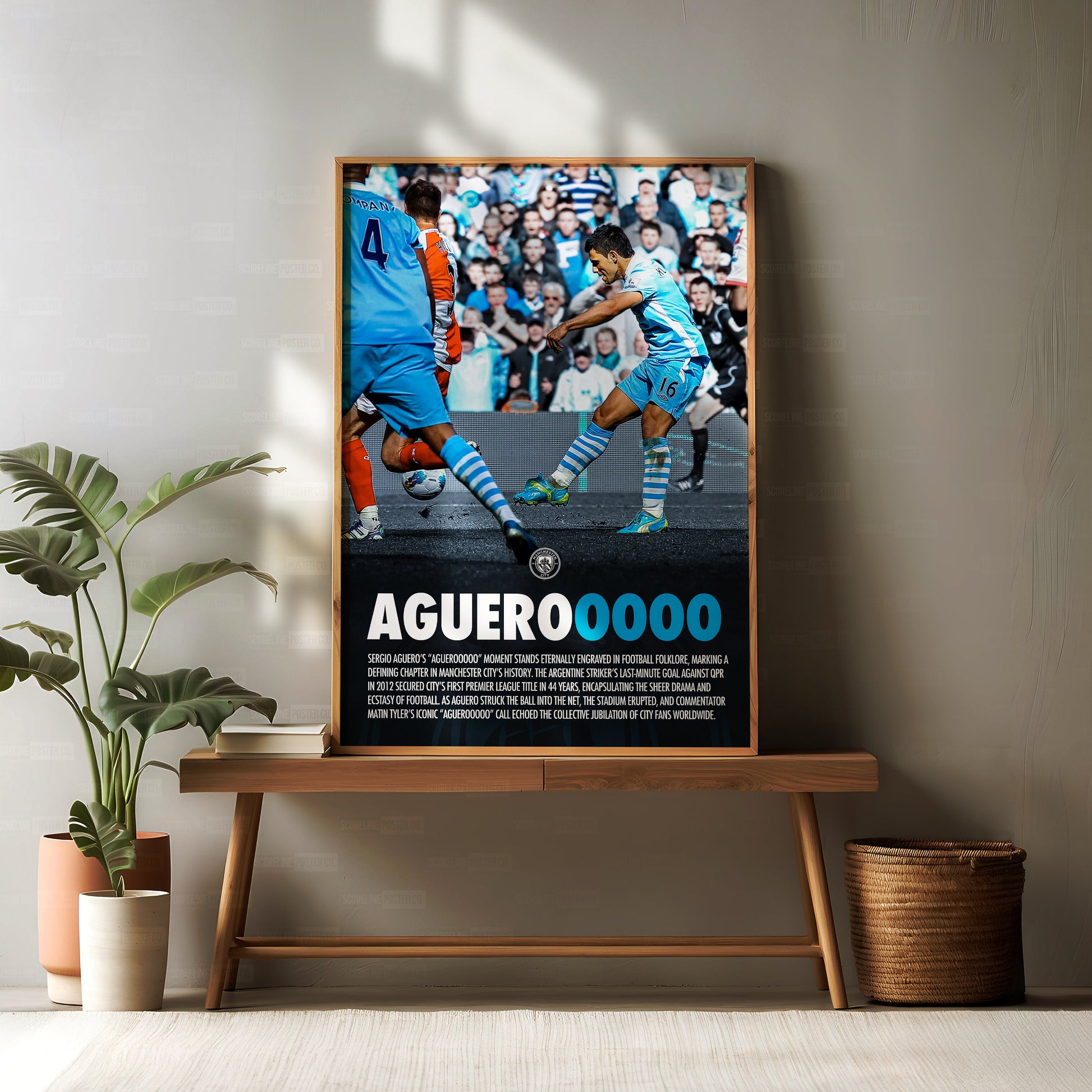 Sergio Aguero Poster