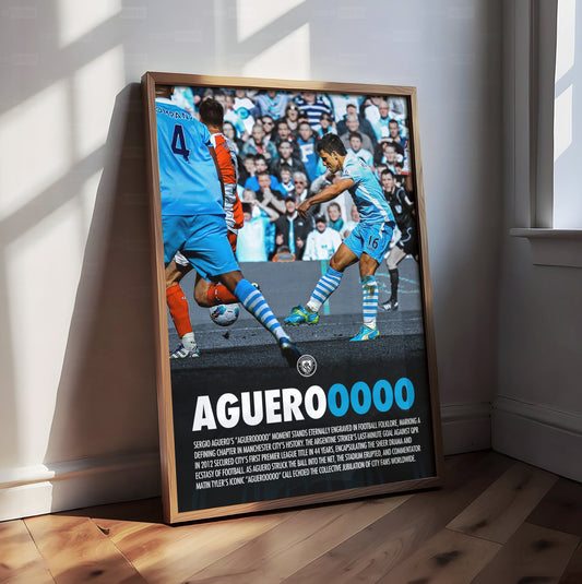 Sergio Aguero Poster