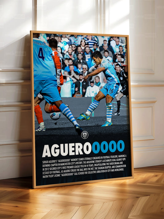 Sergio Aguero Poster