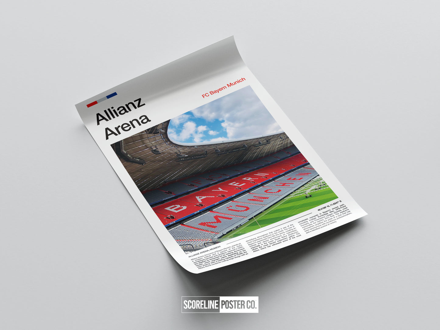 Bayern Munich Allianz Arena Stadium Poster