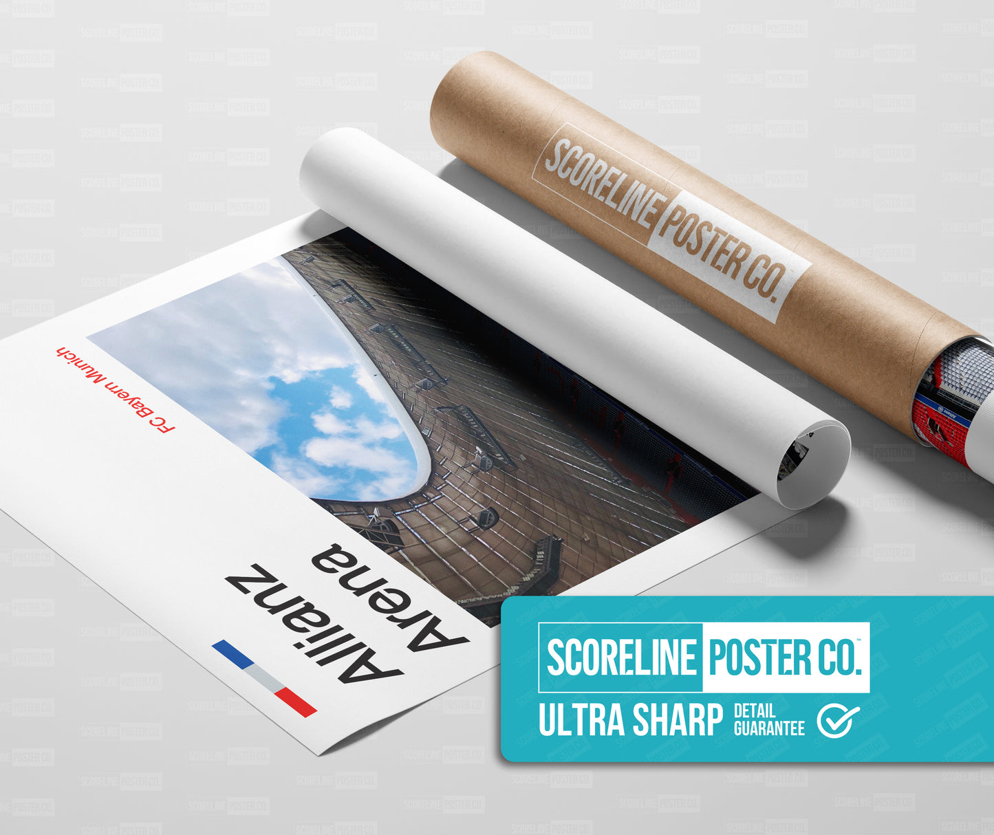 Bayern Munich Allianz Arena Stadium Poster