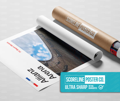 Bayern Munich Allianz Arena Stadium Poster