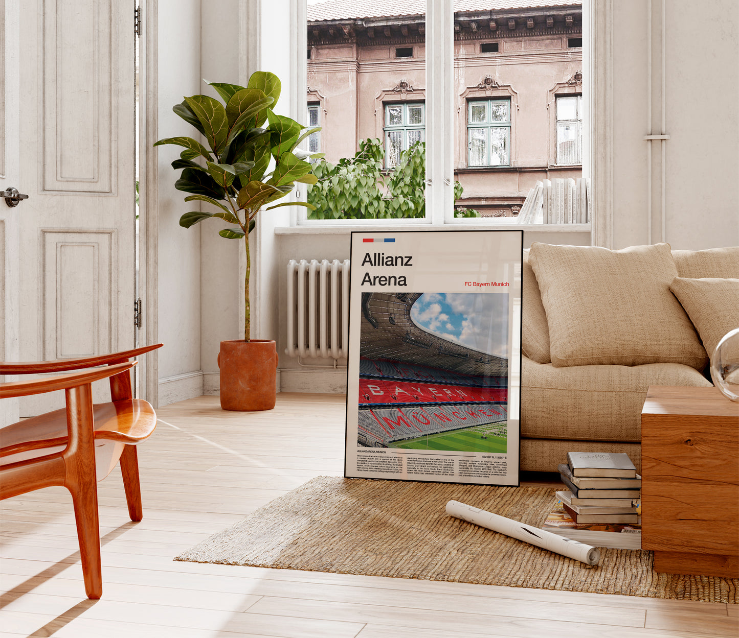 Bayern Munich Allianz Arena Stadium Poster