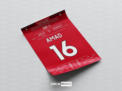 Amad Diallo Shirt Poster