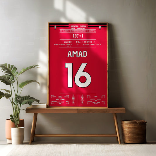 Amad Diallo Shirt Poster