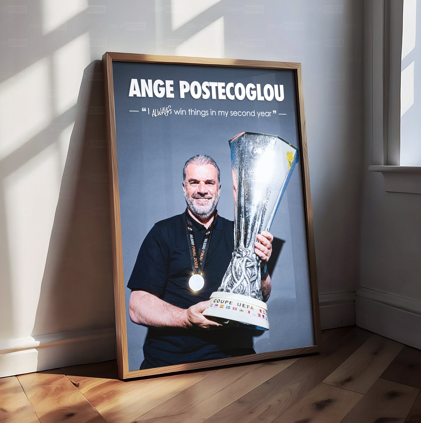 Ange Postecoglou Europa League Poster
