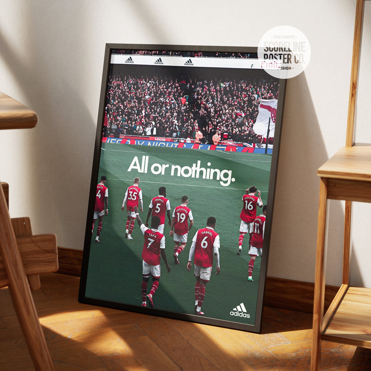Arsenal 'All Or Nothing' Poster