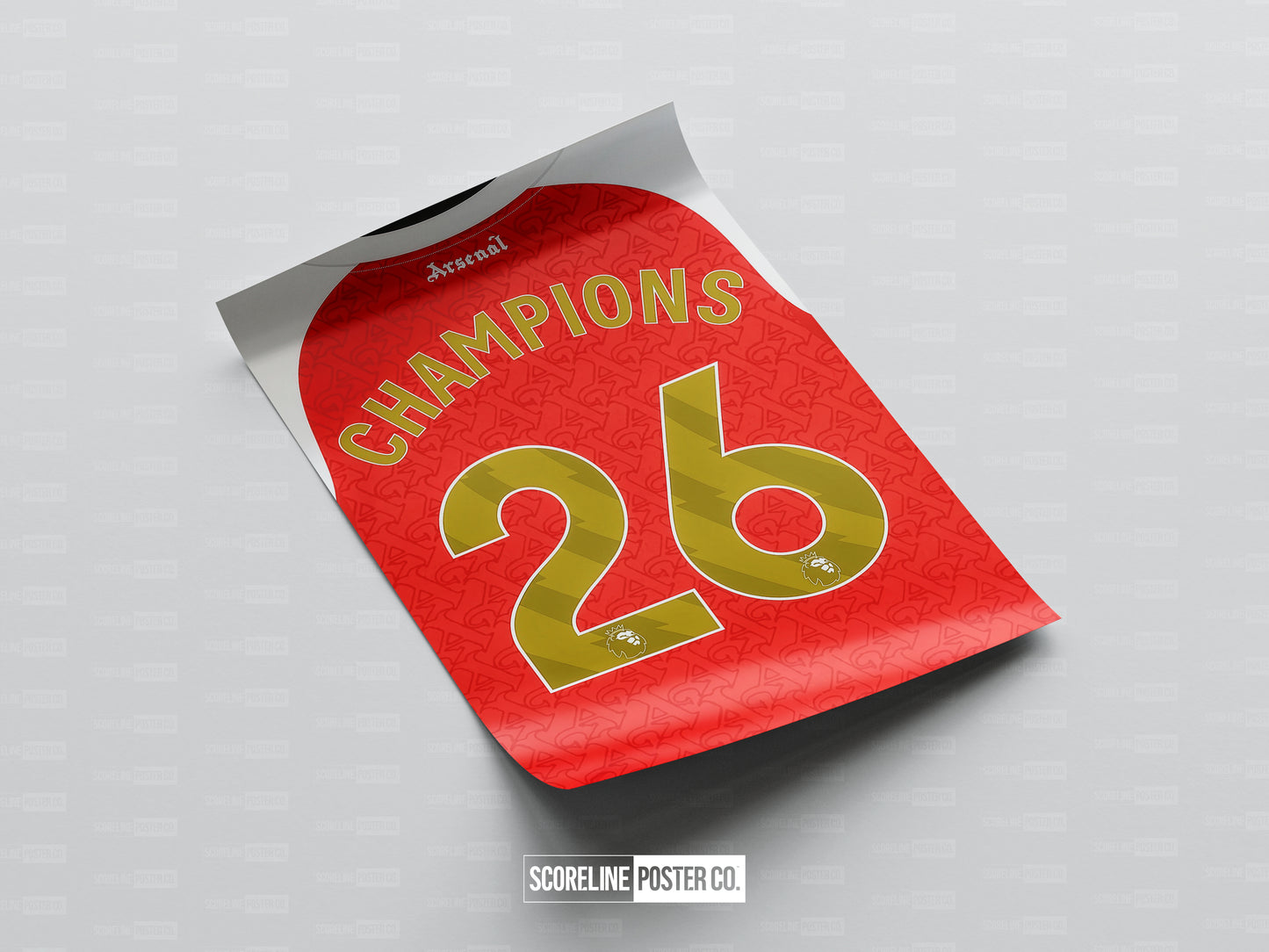 Arsenal Champions Shirt Poster