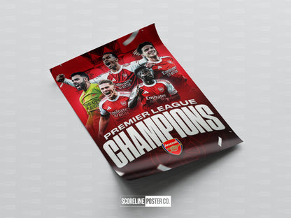 Arsenal 'Premier League Champions' Poster