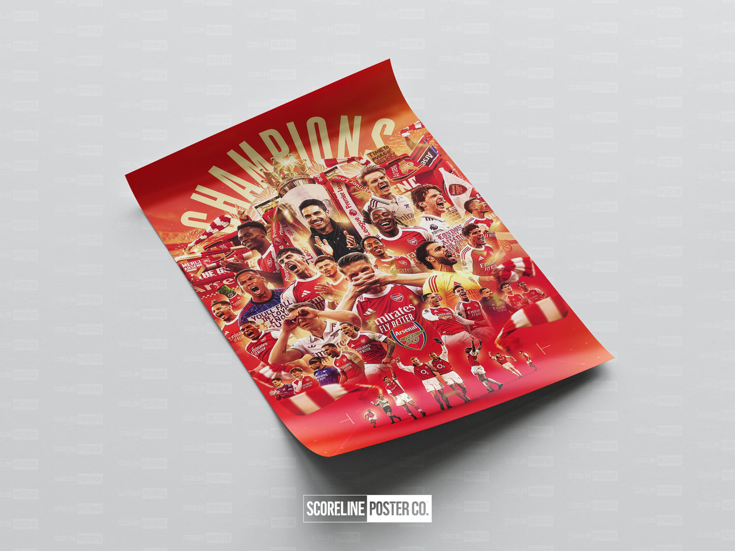 Arsenal 'Premier League Champions' Poster