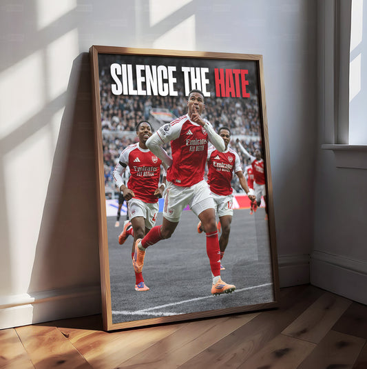 Gabriel Magalhaes 'Silence The Hate' Poster