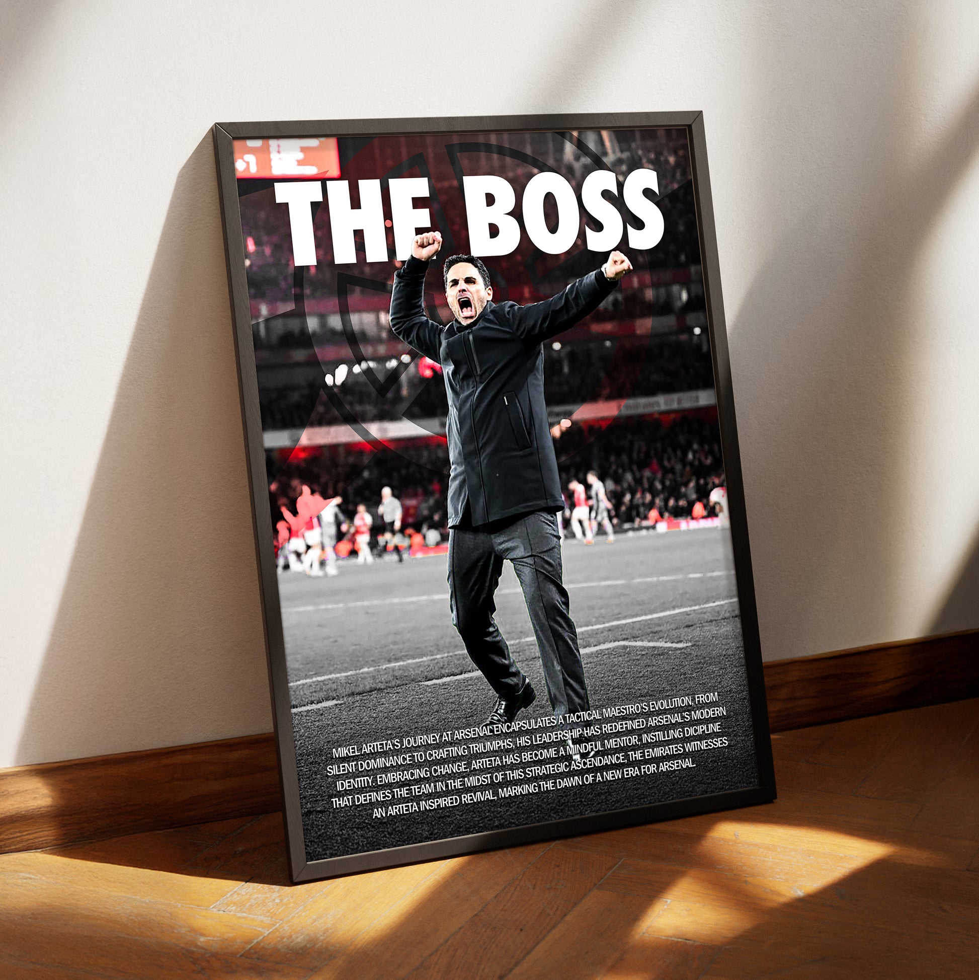 Mikel Arteta 'The Boss' Poster