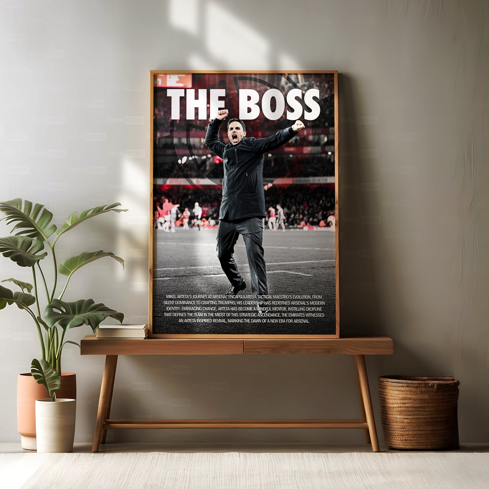 Mikel Arteta 'The Boss' Poster