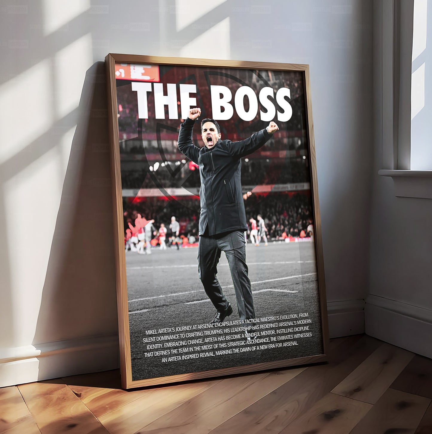 Mikel Arteta 'The Boss' Poster