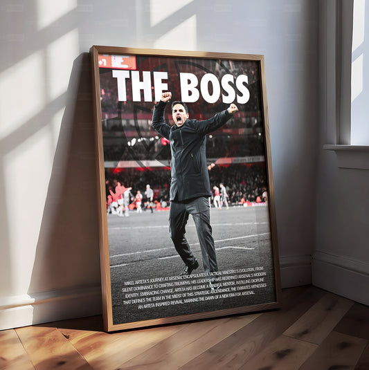 Mikel Arteta 'The Boss' Poster