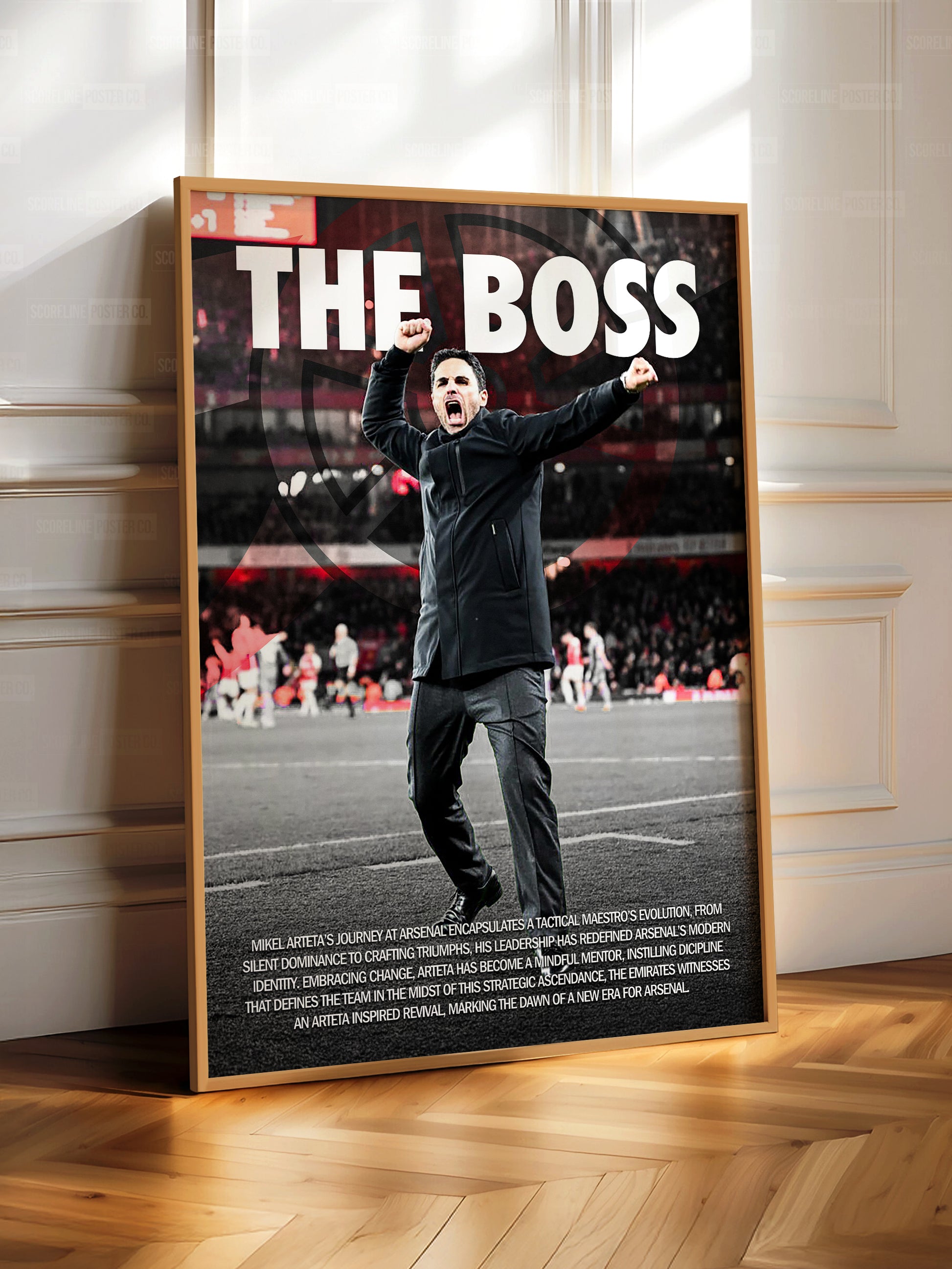 Mikel Arteta 'The Boss' Poster