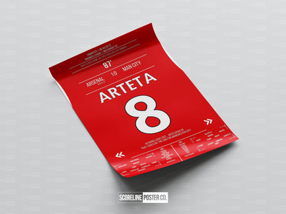 Mikel Arteta Shirt Poster