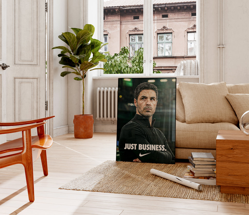 Mikel Arteta 'Just Business' Poster